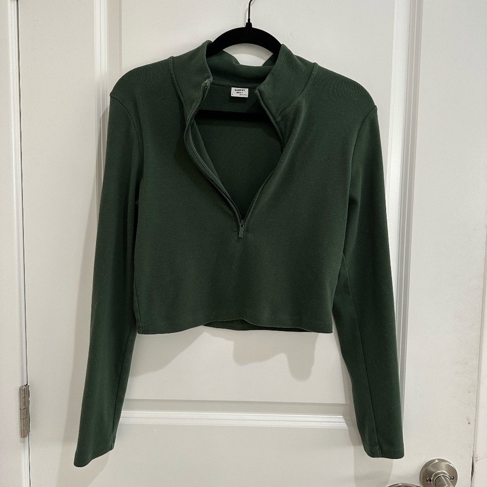 Aritzia/Sunday Best Monarch ½ Zip Longsleeve